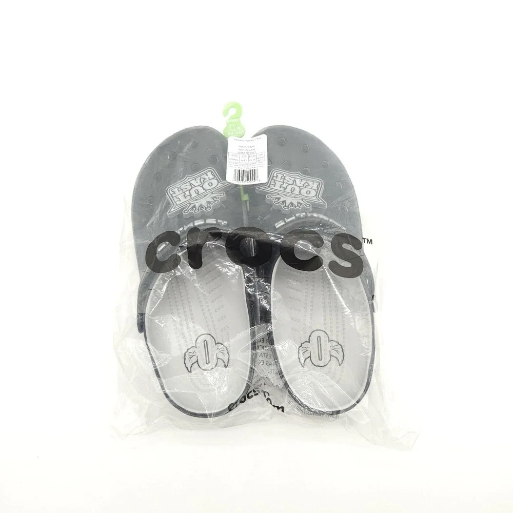 Crocs Mens 11 Black Outkast Classic Clog Slip On Shoes Hip Hop Rap Music Limited